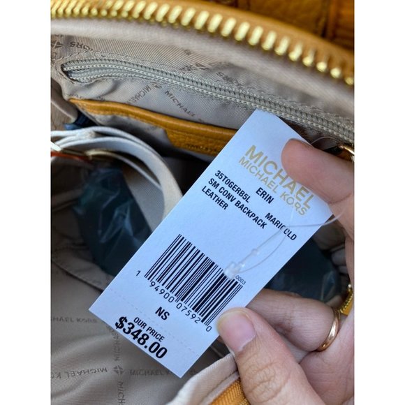 Michael Kors Erin SM Conv Backpack Marigold main image 7